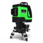 Laser Level 12 Lines Green Self Leveling Vertical Horizontal 3D Leveling Tool 4000mAh Lithium Charge