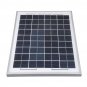 SM-10P 10W 12V Poly A-Class Solar Panel Battery Charger Crocodile Clips for w/ Car Charger