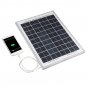 SM-10P 10W 12V Poly A-Class Solar Panel Battery Charger Crocodile Clips for w/ Car Charger
