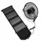 8 Inch USB Solar Sensor Cooling Fan+7W Folding Solar Panel Bag For Mobile Phone Charger Power Sets