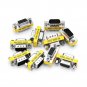 10Pcs DB15 Mini Gender Changer Adapter Female to Male Plug Adapter Connecters