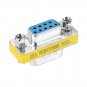 10Pcs DB9 Mini Gender Changer Adapter Female to Male Plug Adapter Connecters