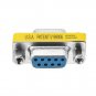 10Pcs DB9 Mini Gender Changer Adapter Female to Female Plug Adapter Connecters