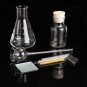 Laboratory CO2 Carbon Dioxide Gas Preparation Kit Lab Glass Conical Flask Funnel Collection Bottle