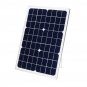 20W DC 12V Solar Panel USB Solar Battery Charger with 3m Crocodile Clip Wire