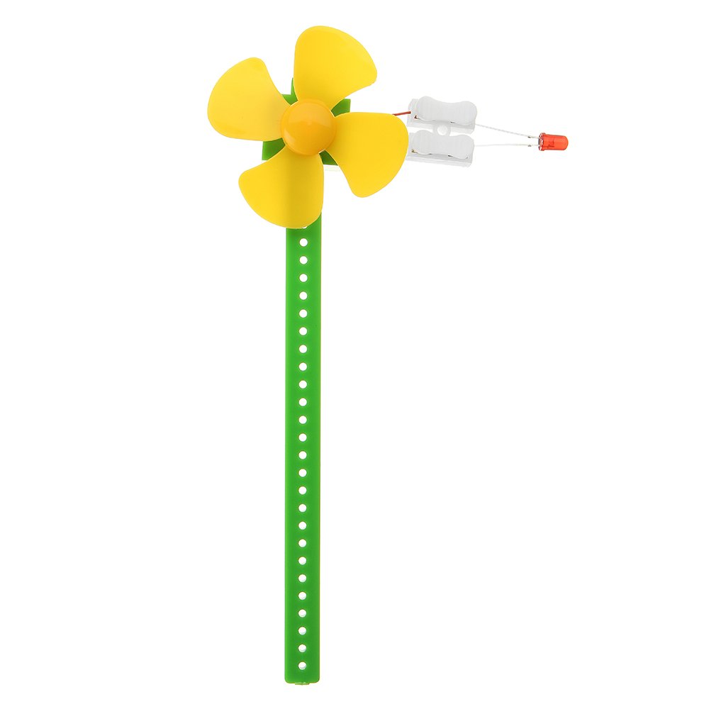 DIY Micro Wind Blade Power Generator Wind Turbine Energy Model Manual Material Handmake Science