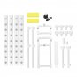 2 Layer 36 Sites Hydroponic Grow Kit Ebb Flow Deep Water Culture Growing DWC Planting Garden Vegetab