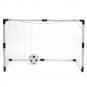 2 Mini Set Football Soccer Goal Post Net + Ball + Pump Kids Outdoor Sport Training