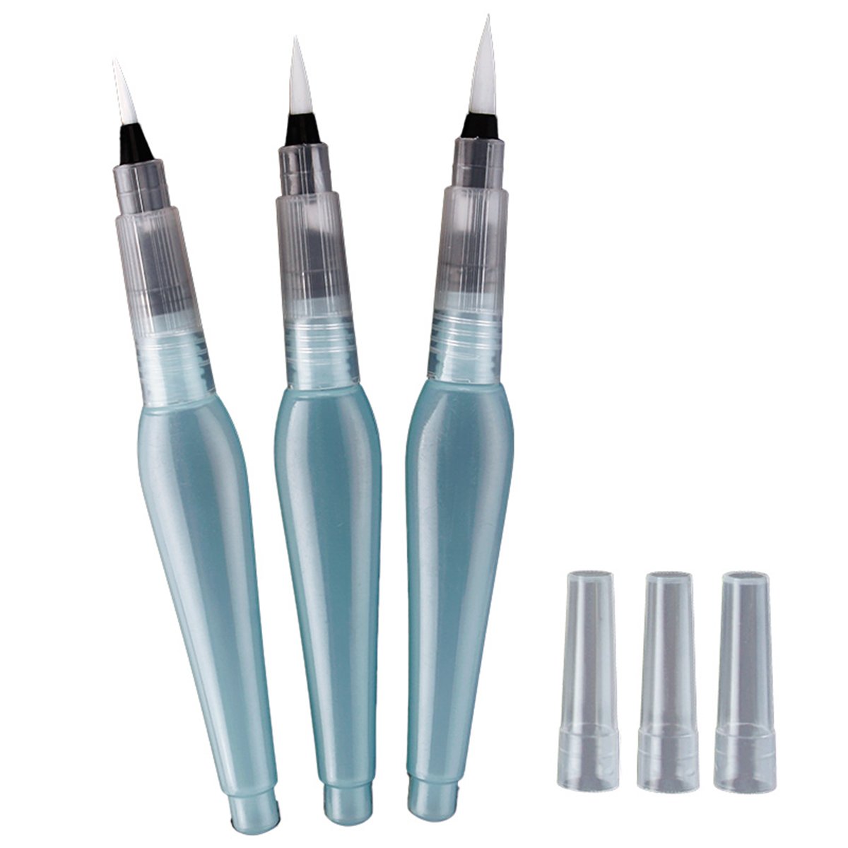 3PCS S/M/L Water Brush Ink pen for Water Color Calligraphy Drawing Paint Beginner