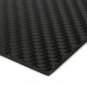 400x500x2mm Carbon Fiber Board Plate Sheet 3K Twill Weave High Gloss Vehicle Material