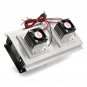 Dual-Core Thermoelectric Cooler DIY Peltier Refrigeration Cooling System Kit with Power Supply