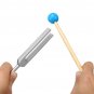 528HZ Aluminum Tuning Fork Chakra Hammer Ball Diagnostic Mallet Set