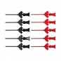 Cleqee P5003 10Pcs Mini Grabber SMD IC Test Hook Clip Jumper Probe Logic Analyzer Testing Accessorie