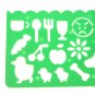 4pcs Plastic Art Graphics Drawing Stencil Template Ruler For Students Children