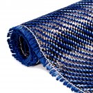 3K 200gsm Blue Carbon Fiber Cloth Setting Fabric Industrial Material Carbon Fiber Board 36x12 Inch