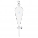 500mL Pyriform Borosilicate Glass Separatory Funnel Pear Shape Glass Stopcock Laboratory