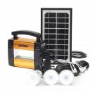 LM-367 110- 240V Solar Power Panel Generator Solar Powered System 3 LED Lamps Generator