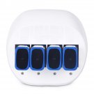 100-240V AC Battery Smart Charger for 9V Li-ion Ni-MH LiFePO4 Rechargeable Battery Charger White