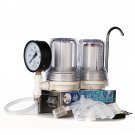 5 Inch Double Band Pressure Gauge Alcohol Dense Bacteria Removal Filter