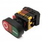 2Pcs 220V Red Green Power ON/OFF Start Stop Push Button Switch Light Indicator Switches