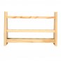 6 Holes Test Tube Rack Testing Tubes Clip Holder Stand Dropper Wood Lab Supplies