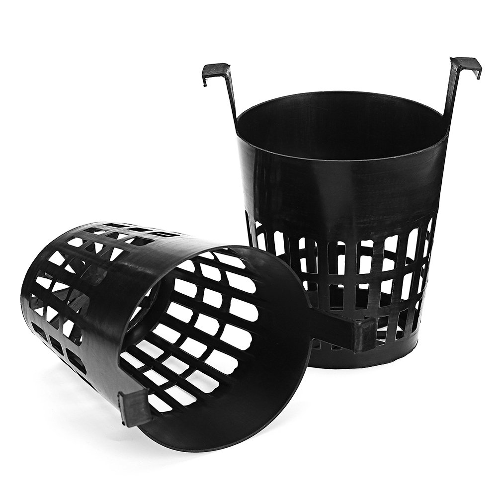 10Pcs Mesh Pot Net Basket Hydroponic Aeroponic Flower Container Plant Grow Pot Cup Planting Baskets
