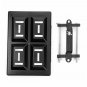 Universal Battery Tray Adjustable Hold Down Battery Clamp Bracket Cycle 19x28cm