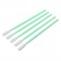 100Pcs Polyester Swab Sticks Microfiber Cleaning Head Swab For Solvent Printer Optical Equipment
