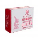 50Pcs Glass Slide Plate Panel Ground Edge Microscope Biology Experiment Glass Sheets