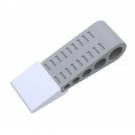 Home Premium Gray Heavy Flexible Wedge Shaped Rubber Door Stopper Non-Slip Buffers