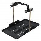 23x34.5CM Universal Battery Tray Adjustable Hold Down Clamp kit Cycle Sturdy Metal Construction