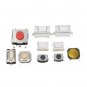 250Pcs 10 Types Microswitch Tactile Push Button Switch Touch Switch Remote Keys