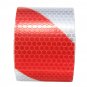 3M Red White Night Safety Reflective Tape Warning Conspicuity Tape Film Sticker