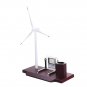 Wind Windmill Turbine Dual Use USB/ AAA Battery Generator Education DIY Model Desktop Organizer