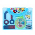 Horseshoe Magnet Ring Magnet Bar Compass Physics Magnetic Field Experiment Learning Kit Random Color