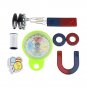 Horseshoe Magnet Ring Magnet Bar Compass Physics Magnetic Field Experiment Learning Kit Random Color