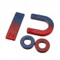 Horseshoe Magnet Ring Magnet Bar Compass Physics Magnetic Field Experiment Learning Kit Random Color