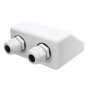 100x90x50mm ABS Roof Solar Panel Cable Entry Gland Double Cable Gland Box For Caravan Boat