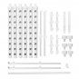 54 Holes Vertical Hydroponic Piping Site Grow Kit Deep Water Culture Vegetable Planting Box System