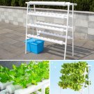 4 Layer 72 Holes Vertical Hydroponic Piping Site Grow Kit DWC Deep Water Culture Vegetable Planting 