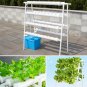4 Layer 72 Holes Vertical Hydroponic Piping Site Grow Kit DWC Deep Water Culture Vegetable Planting 