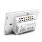 4 Gang 1 Way WIFI Smart Wall Light Switch Remote Touch US Panel APP Work with Alexa Echo