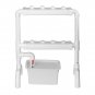 Vertical Hydroponic Flow Through Piping System Site Grow Kit DWC Deep Water Culture Planting Box