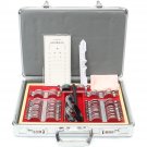 104Pcs Metal Optometry Test Glass Lens Mirror Optometry Frame Case Kit Set Concave Sphere