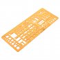 1:100 1:200 Double Scale Combo Architecture Building Formwork Drawing Template KT Soft Ruler Stencil