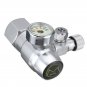 W21.8 CO2 Pressure Gauge Aquarium Fish Tank Gas Regulator Single Pressure Gauge