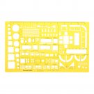 1:50 Interior Decorations Architectural Furniture Drawing Template KT Soft Plastic Ruler Stencil