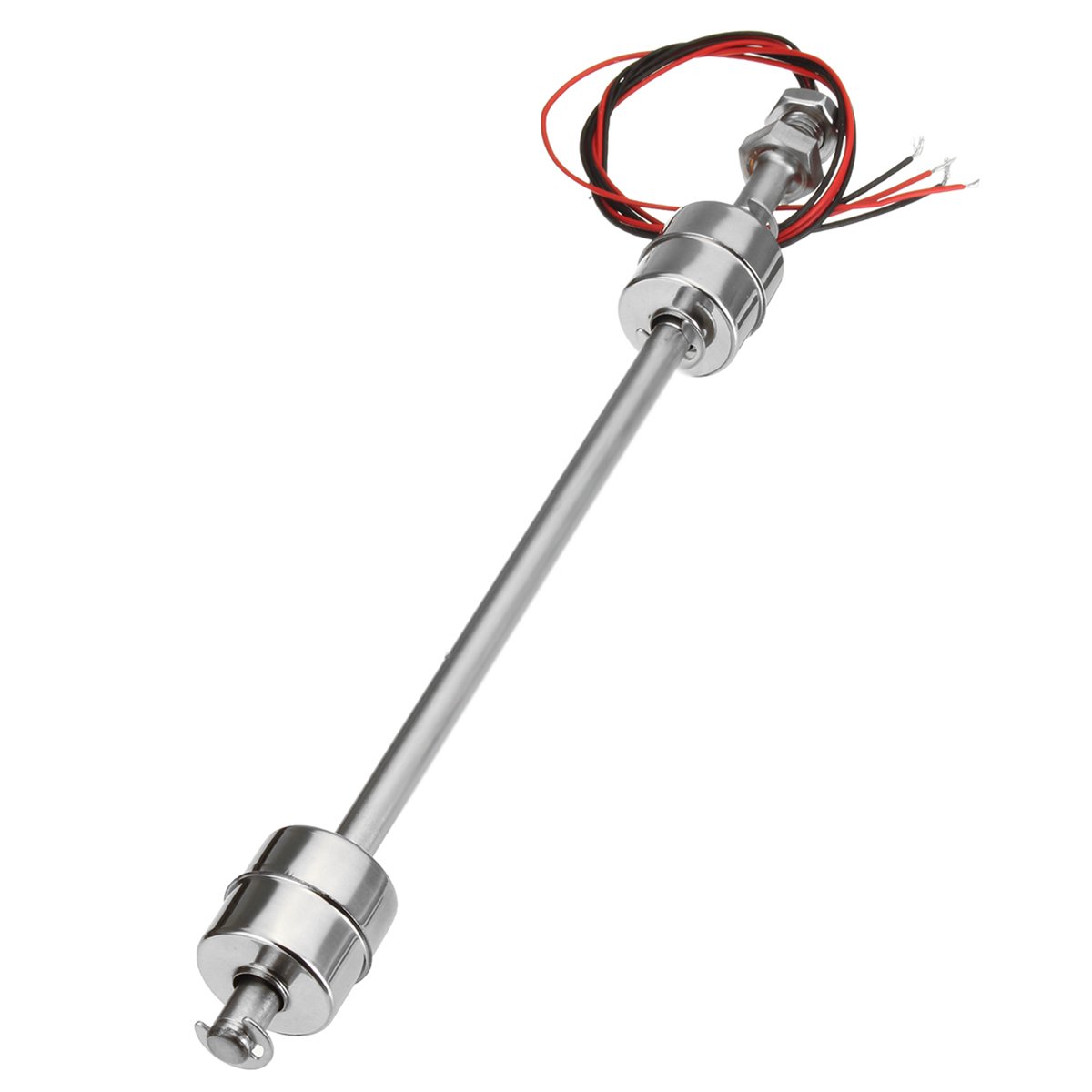 Liquid Float Switch Water Level Sensor Double Ball 250mm 304 For Fish Tank Pool