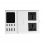 8.2A 8 Port USB Charger Socket Rapid Fast Travel Wall Charger Station LCD Display