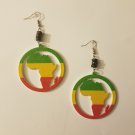 'Multi Color Africa' Earrings